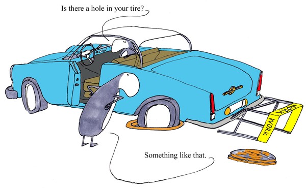 a hole in your tire