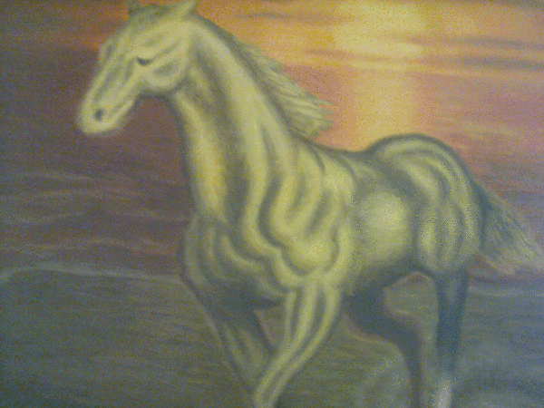 The Horse and sunny beach
