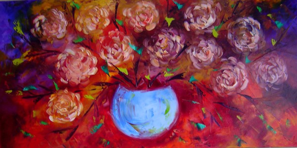 Original oil painting by Eugenia Abramson