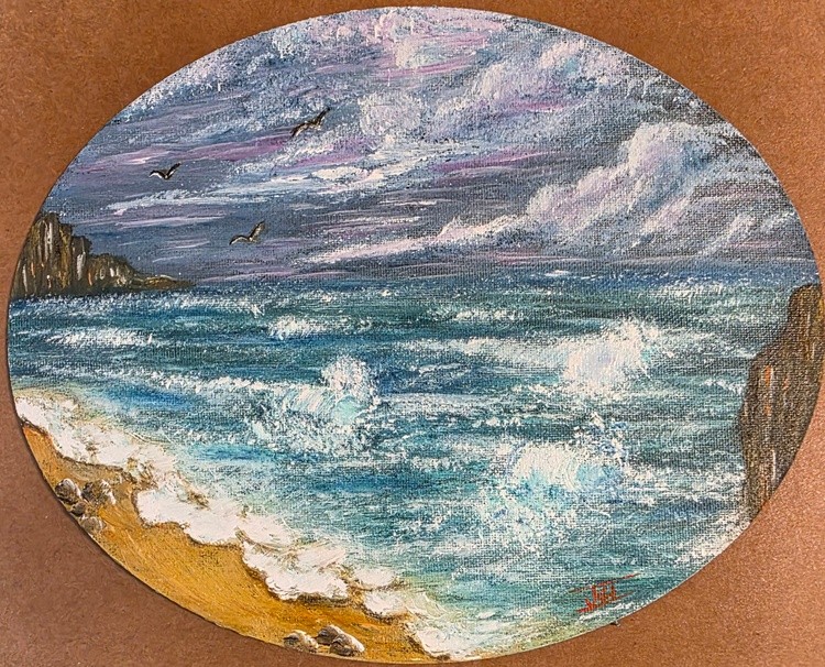 SMALL OVAL. OIL