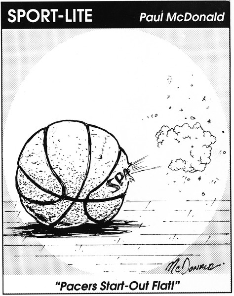 Pacers start out flat