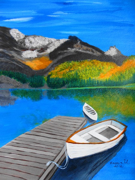 Summer day on the lake