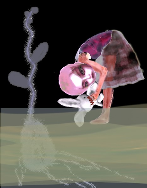 Faint gleam of the sea