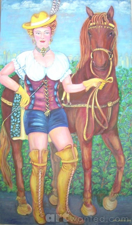 Lady with a Horse, 2016