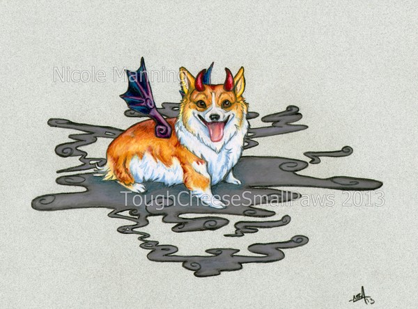 Cheeky Devil Corgi