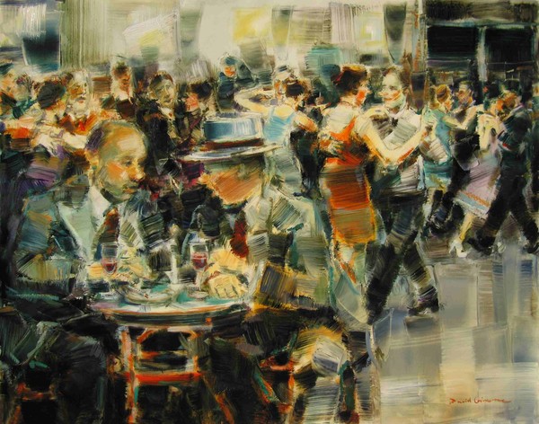 Cafe  80 x 100 cm oil on linen