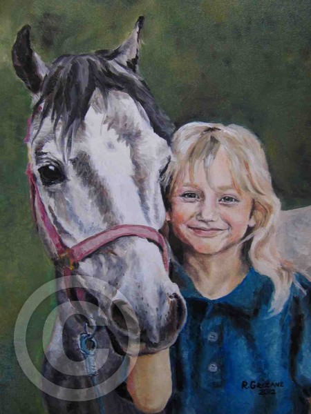 Lara & Willow (oil)