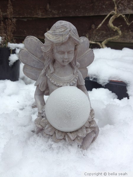 fairy in the snow