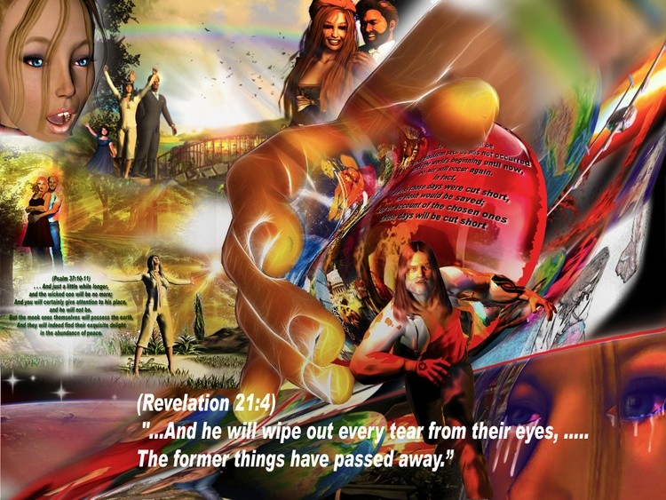 He will wipe out every tear