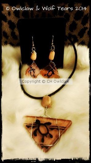 Native American Hand Painted Glass Turtle Set