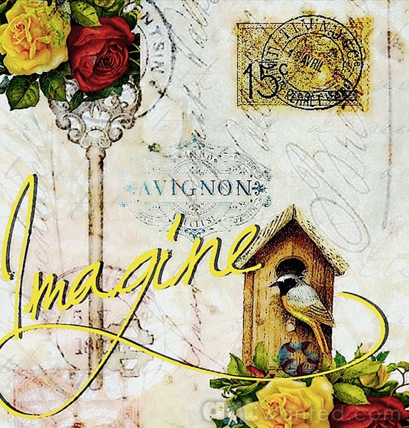 Imagine bird house