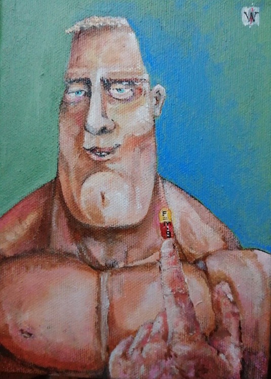 The bodybuilder  confesses