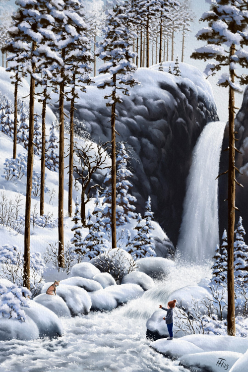 Winter Waterfall