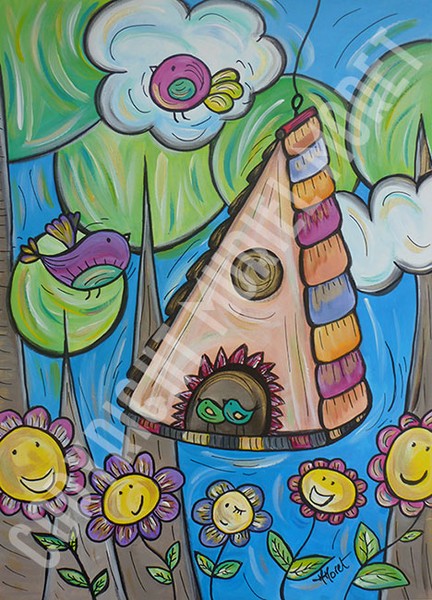 Swinging Birdhouse
