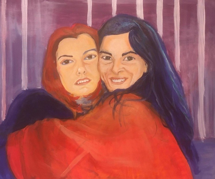 red sister blue sister