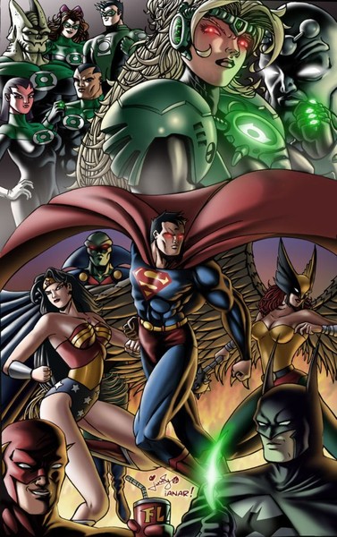JLA and Green Lantern Corps