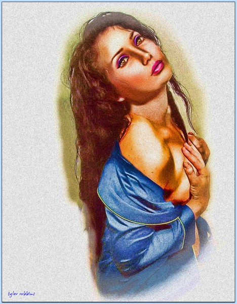 Lady In Blue