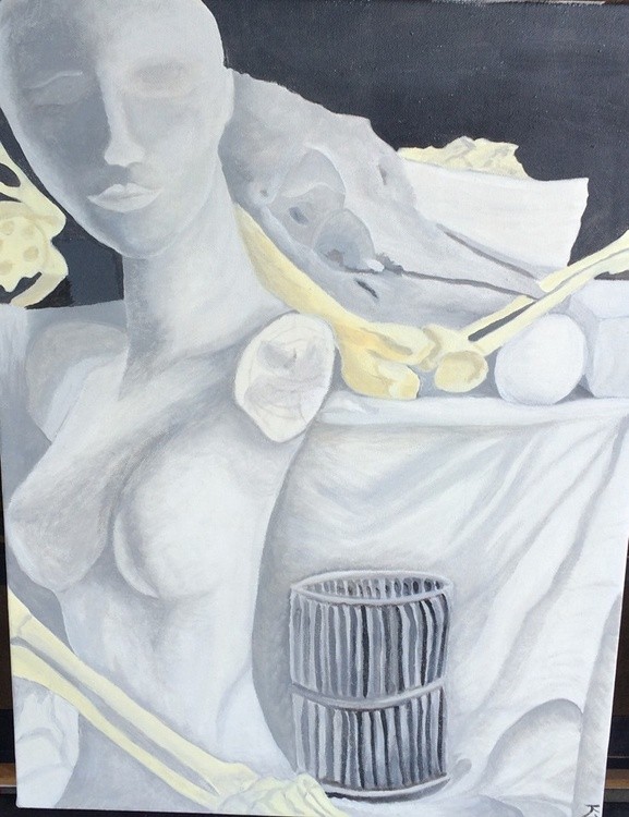 gray still life