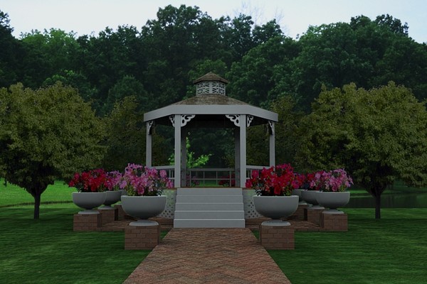 gazebo in the park