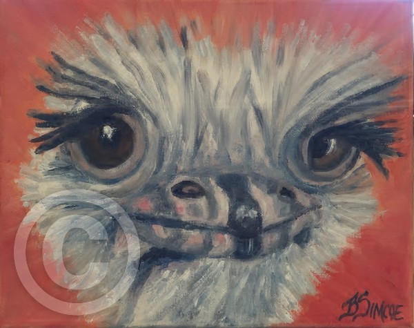 Cute Ostrich