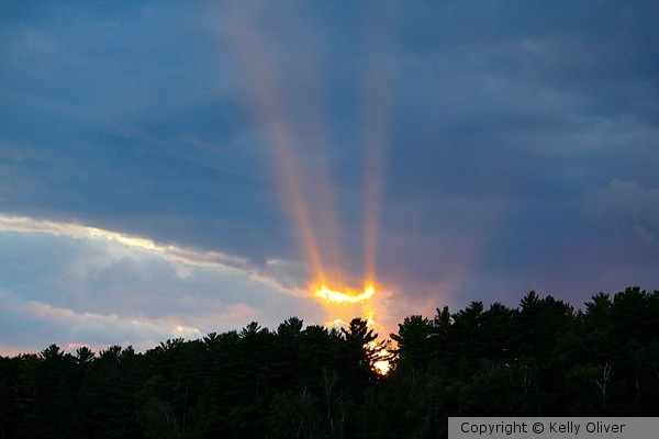 Rays behind the Clouds
