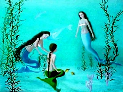 MERMOM AND HER DAUGHTERS