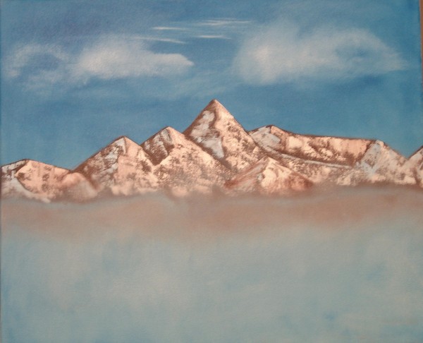 Icy mountains
