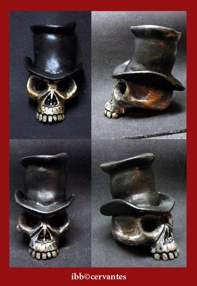 Skull and Top Hat Shift Knob