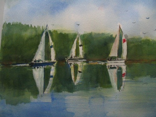 SAILING ON THE RIVER