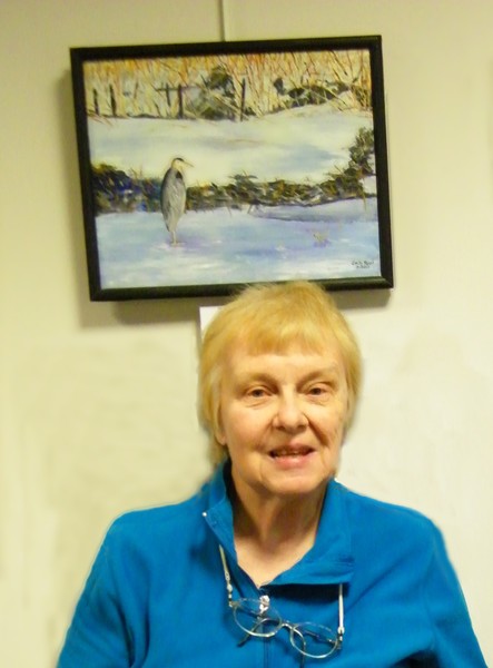 Me with Heron Painting