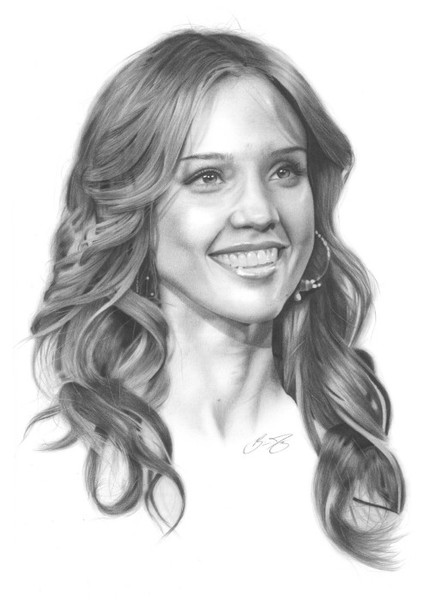 Jessica Alba Portrait