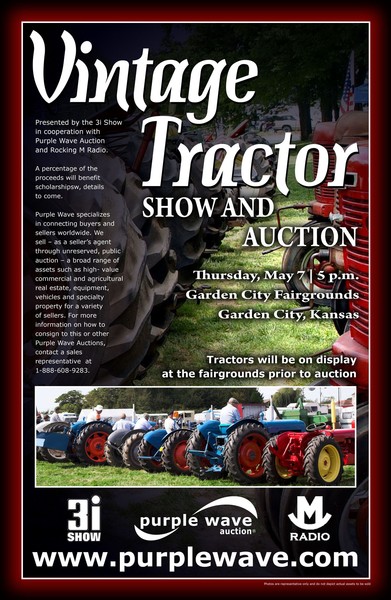 Purple Wave Vintage Tractor Auction Flier