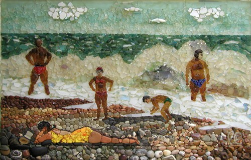 The beach