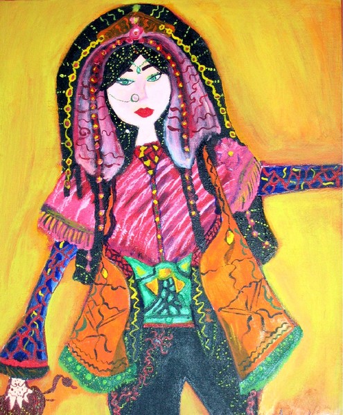 Afghan Woman almost me