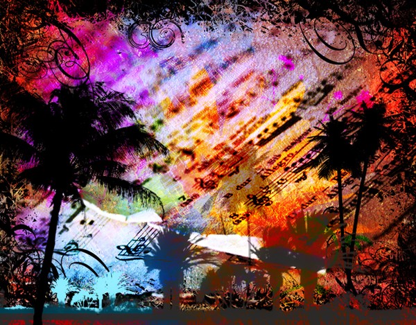Palm in the Paint