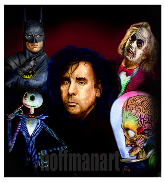 Tim Burton colored