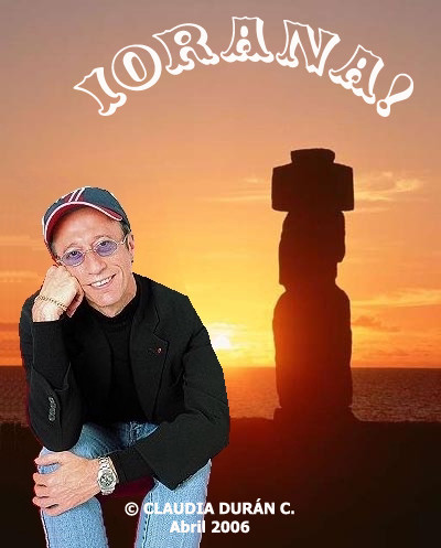 ROBIN GIBB IN EASTERN ISLAND