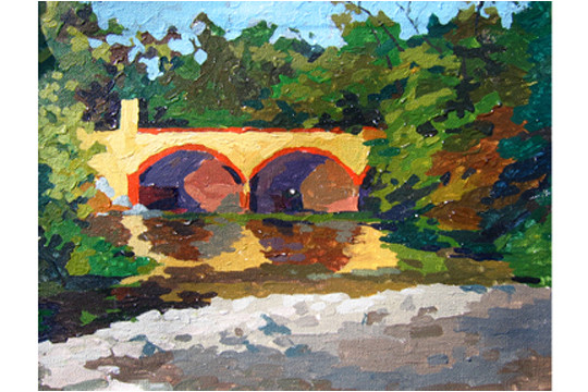 yellow bridge