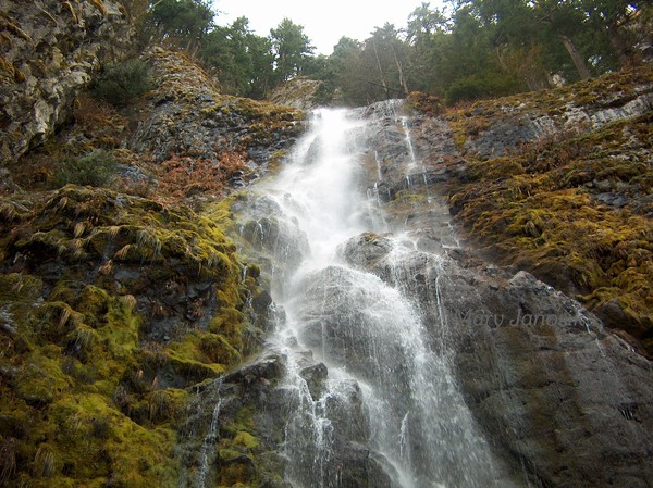 Under (?) Skookum Falls :)