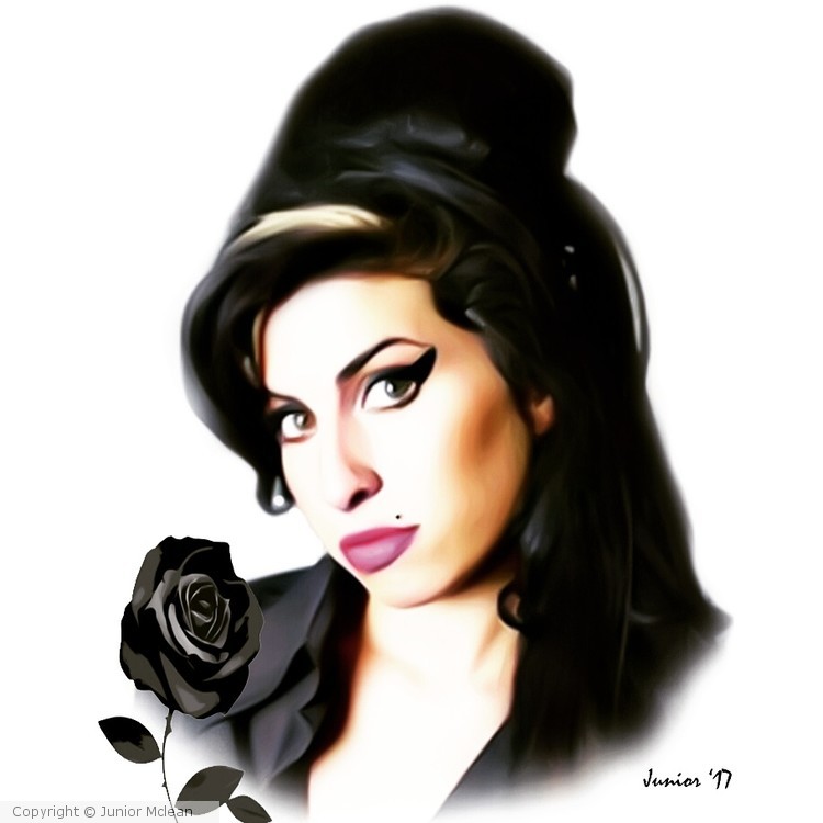 Artwork of Amy Winehouse