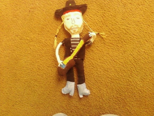 Willie Nelson doll (full body)