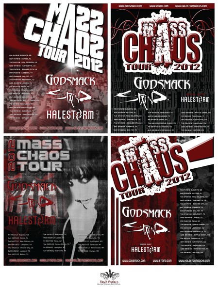 Ideas Poster Mass Chaos Tour 2012