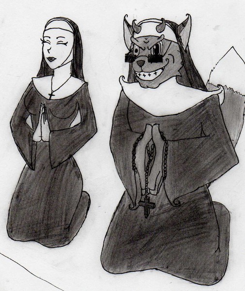Fox in the nun house
