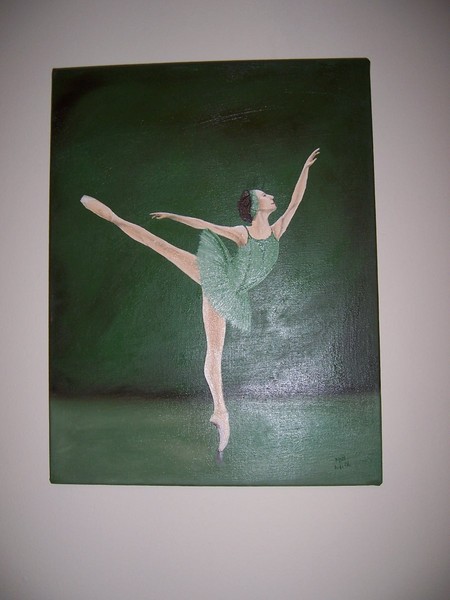 Ballerina in Green
