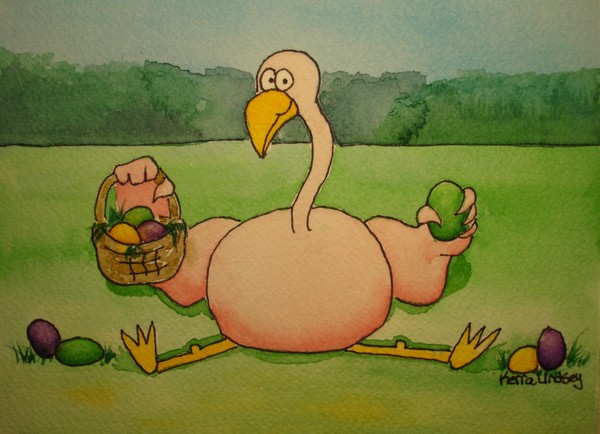 Flamingo:  Easter