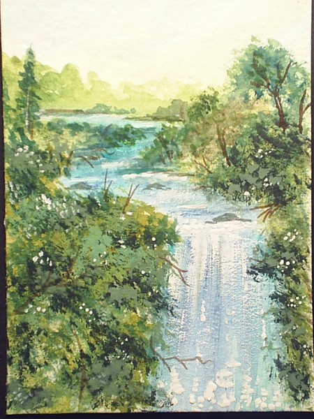 waterfall/river