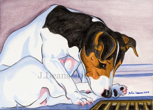 Warming Her Feet