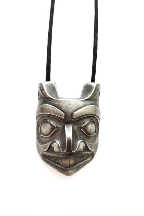 AnitaAvantGardArt ETSY USA HAIDA Spirit Belt Buckle . Belt Buckle West Coast Native 