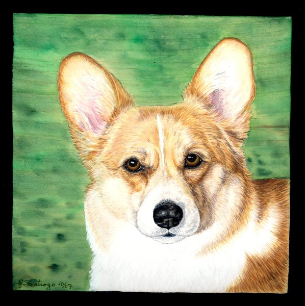 Pembroke Welsh Corgi Plaque