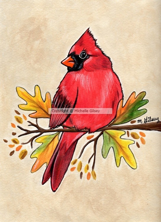 Autumn Cardinal